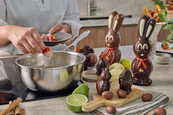 Witte chocoladesaus met kokos en limoen