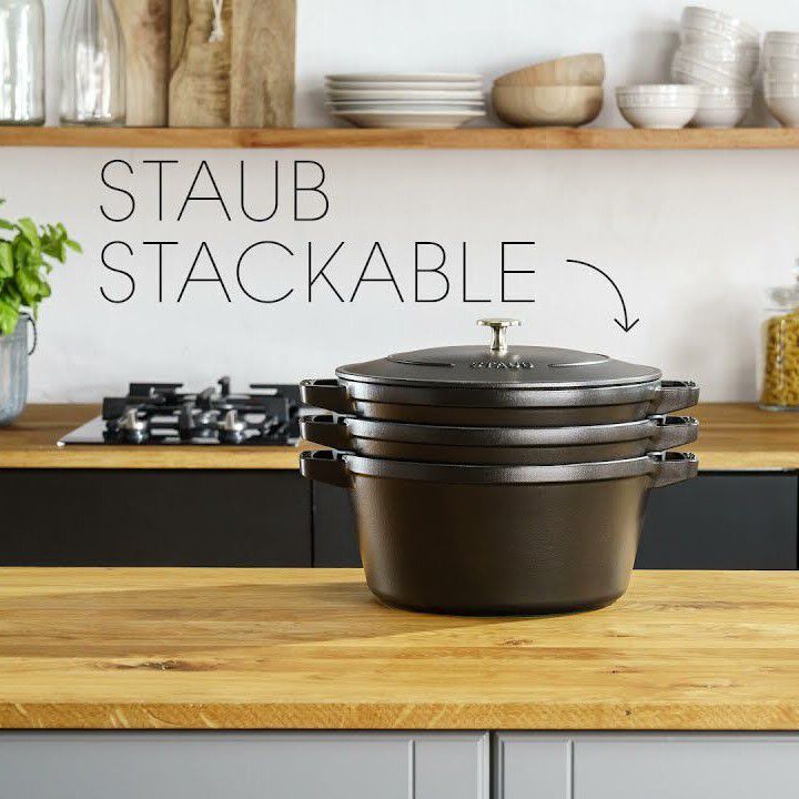STAUB Gusseisen Bräter 14 cm, 0,8 L, für Alle Herdarten
