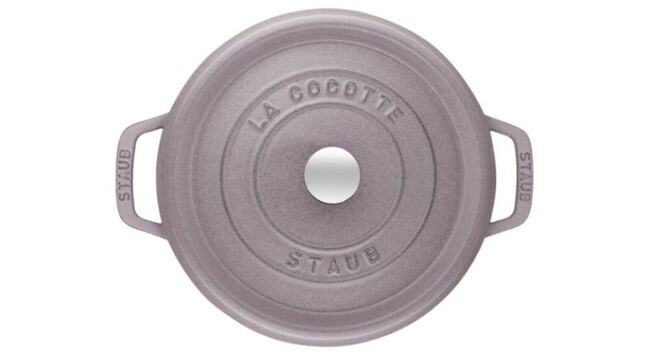 Staub - Cocotte in Ghisa con Coperchio Diametro 37 cm Capacità 8 lt Colore Grigio - Linea La
