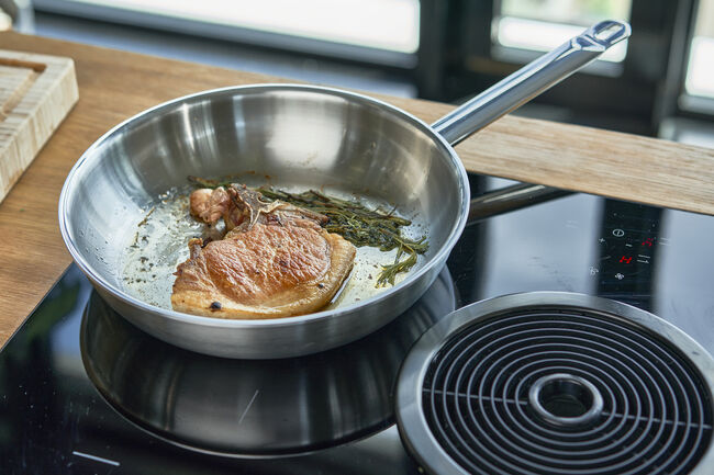 ロイヤルクイーン、大鍋、蒸し器、フライパン、蓋、ガス対応、 手狭 IH  