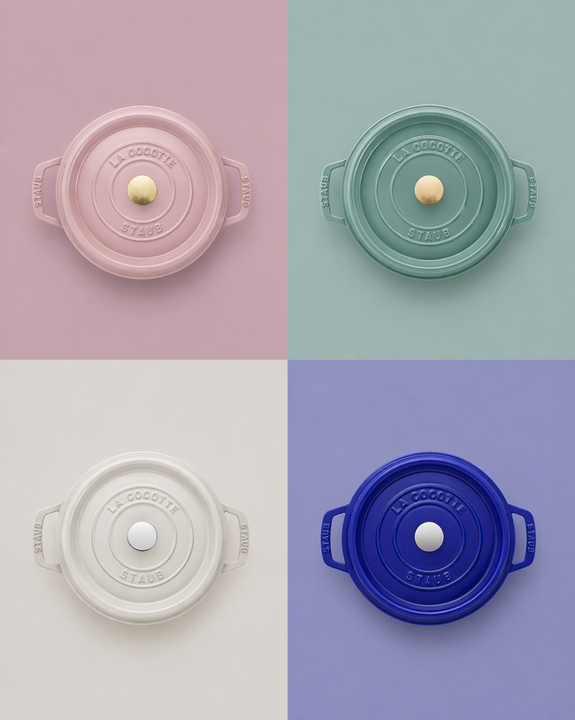 ストウブ（STAUB）の色｜カラーの特徴とキッチンに合う選び方