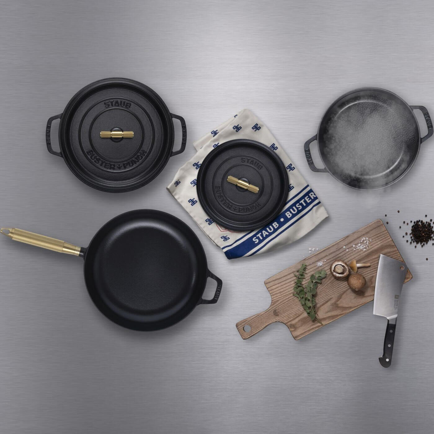 Buster+Punch コラボレーションココット| 鋳物ホーロー鍋| ストウブ