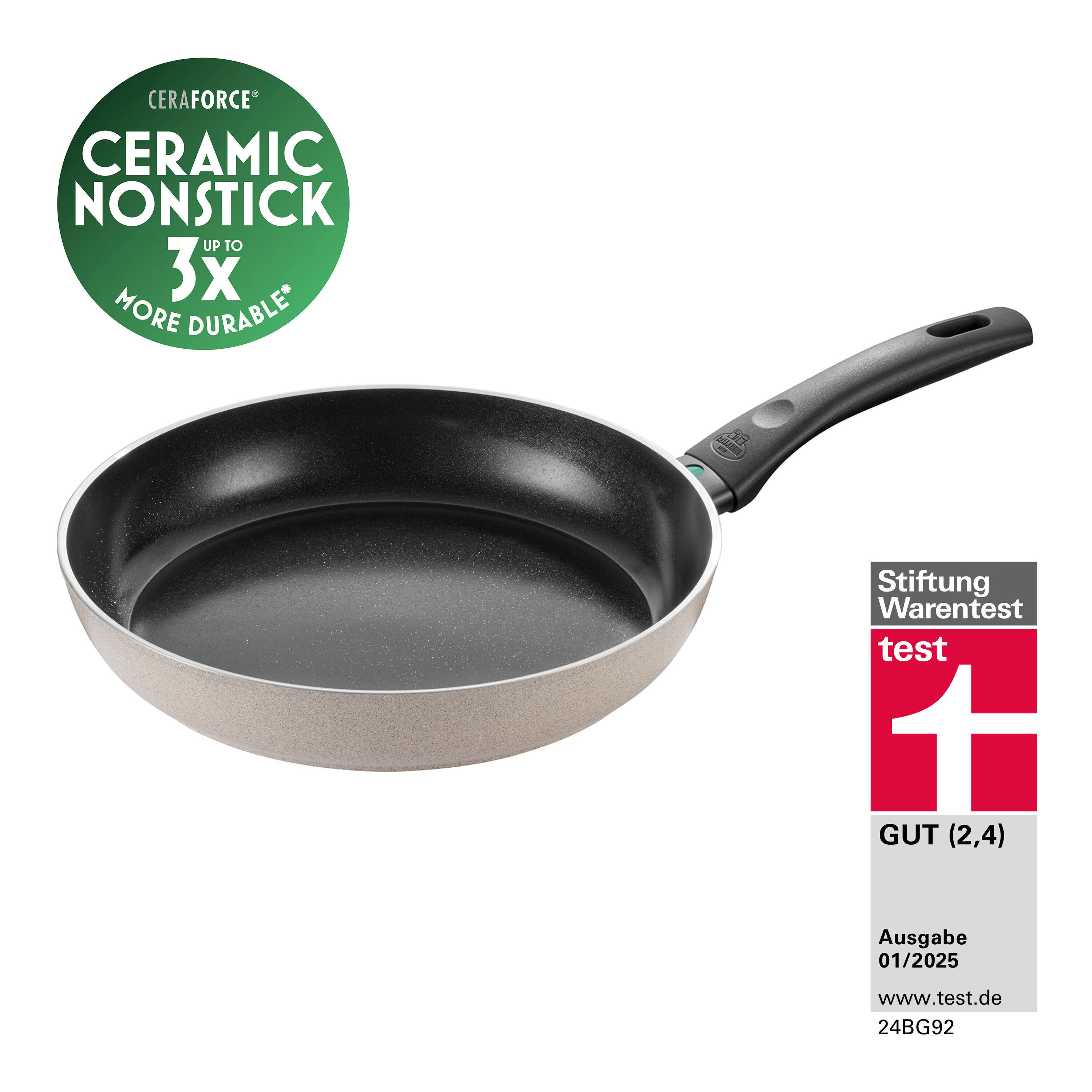 BALLARINI Ledro Bratpfanne, 28 cm, Aluminium, Keramische Antihaftbeschichtung Image