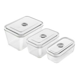 Vakuum Boxset, S/M/L / 3-tlg, Glas, Grau