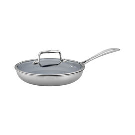 ZWILLING Clad CFX, 2-pc, stainless steel, Ceramic, Non-stick, Fry Pan with Lid Set 