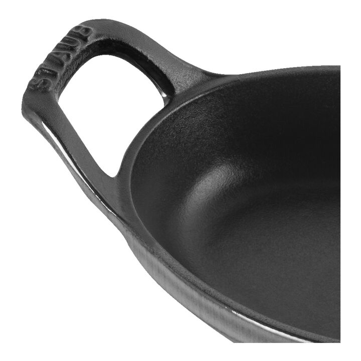 Cast Iron, 6-inch, Oval, Mini Gratin Baking Dish, Graphite Grey, large 3