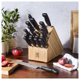 20-pc, Knife block set, natural