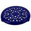 La Cocotte, Essential French Oven with lily lid and trivet 2 Piece, cast iron, small 3