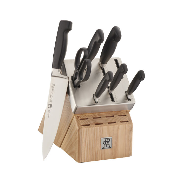 Four Star, 8-pc, Knife block set, natural, large 2