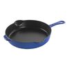 11-inch, Frying pan, metallic blue,,large