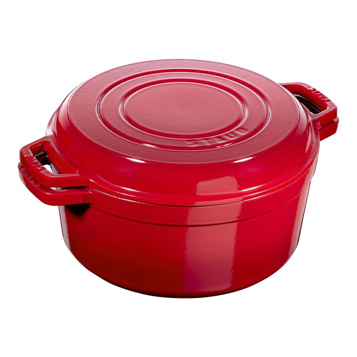 スキヤキ＆グリル, スキヤキ＆グリルパン 26 cm, チェリー, large 1