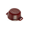 La Cocotte, 10 cm round Cast iron Mini Cocotte grenadine-red, small 4