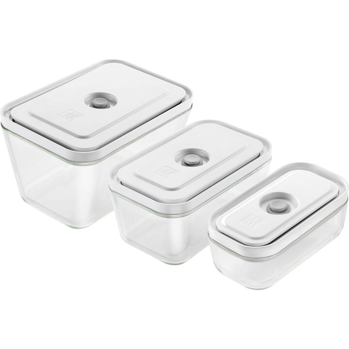 Fresh & Save, vacuüm accessoire set, glas, large 2
