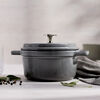La Cocotte, 16 cm round Cast iron Cocotte graphite-grey, small 3
