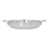 Multifunction 7, 28 cm / 11 inch 18/10 Stainless Steel Frying pan with 2 handles, small 1