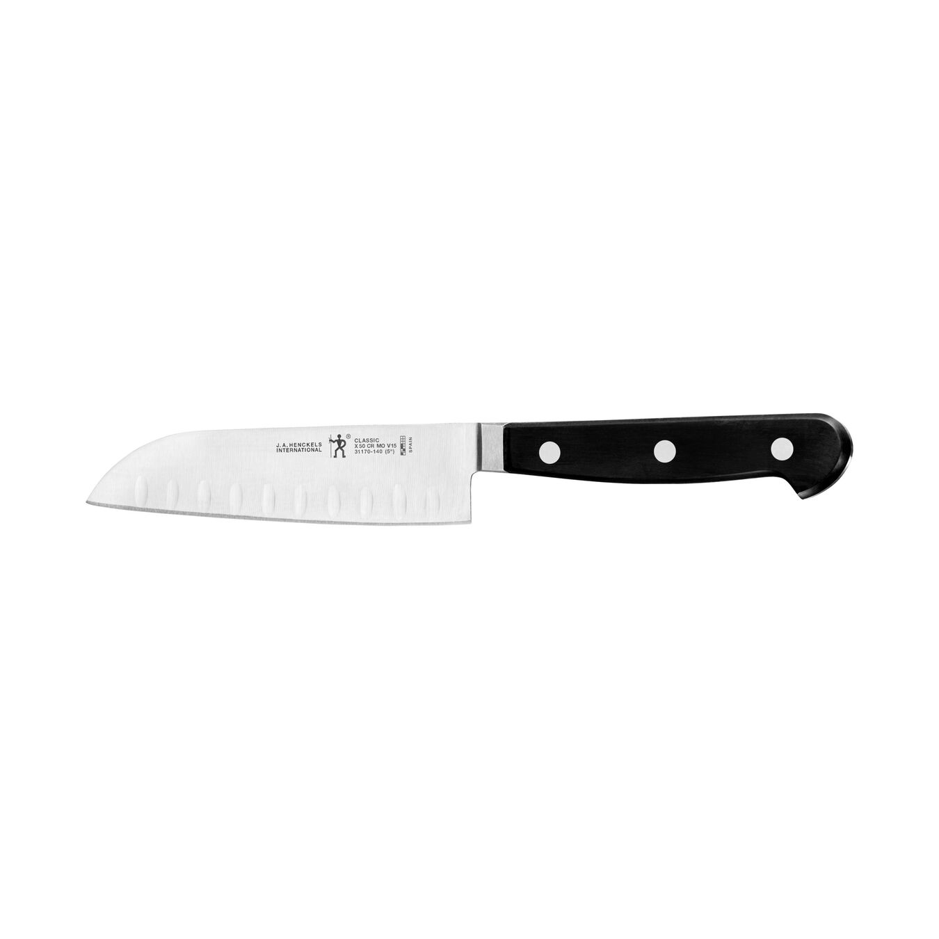 5-inch, Hollow Edge Santoku Knife,,large 1