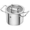 Pro, 5-pcs 18/10 Stainless Steel Pot set silver, small 9