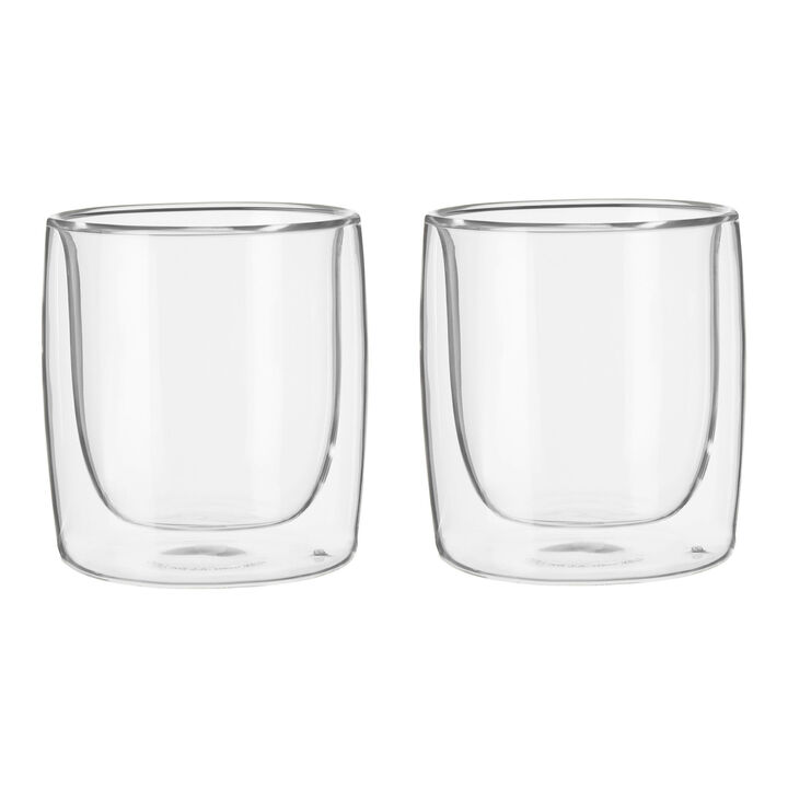 Sorrento Double Wall Glassware, 2-pc Tumbler Glass Set, Double Wall , large 1