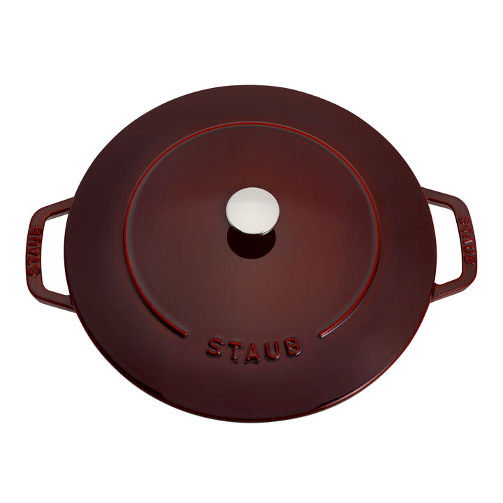 Cast Iron, 5.25 qt, Essential French Oven, grenadine, large 3