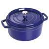 La Cocotte, 5.25 l cast iron round Cocotte, dark-blue - Visual Imperfections, small 1