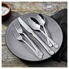Provence, 45 Piece Flatware Set matted/polished, small 5