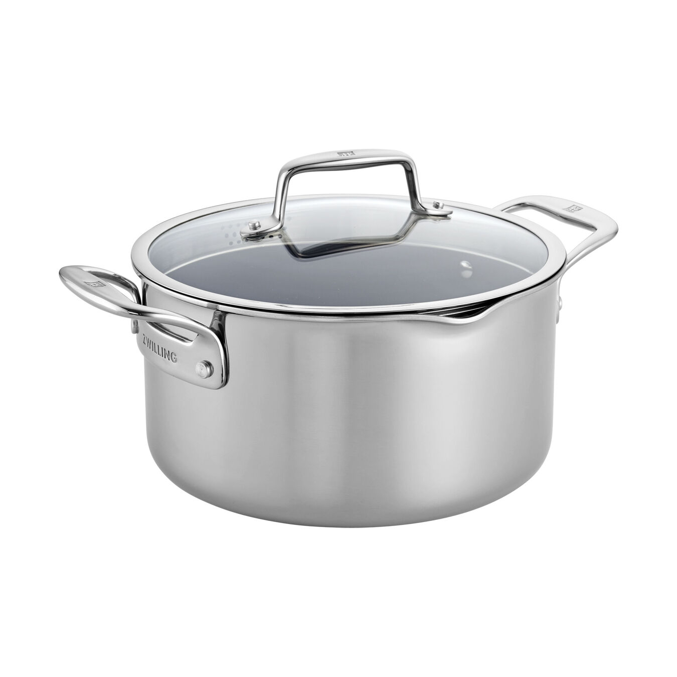 ZWILLING Clad CFX Nonstick, Stainless Steel Ceramic Dutch Oven