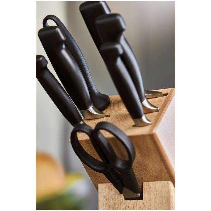 Four Star, 8-pcs, Knife block set, natural, large 2