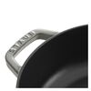 Braisers, 24 cm round Cast iron Saute pan Chistera graphite-grey, small 8
