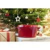 8.75 qt, round, Cocotte, cherry - Visual Imperfections,,large