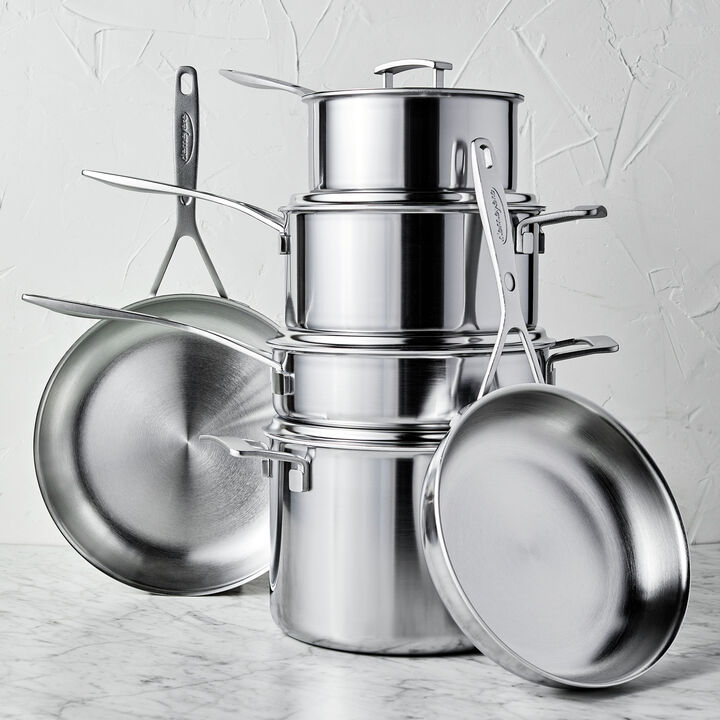 Industry 5, 10 Piece 18/10 Stainless Steel Cookware set, large 3