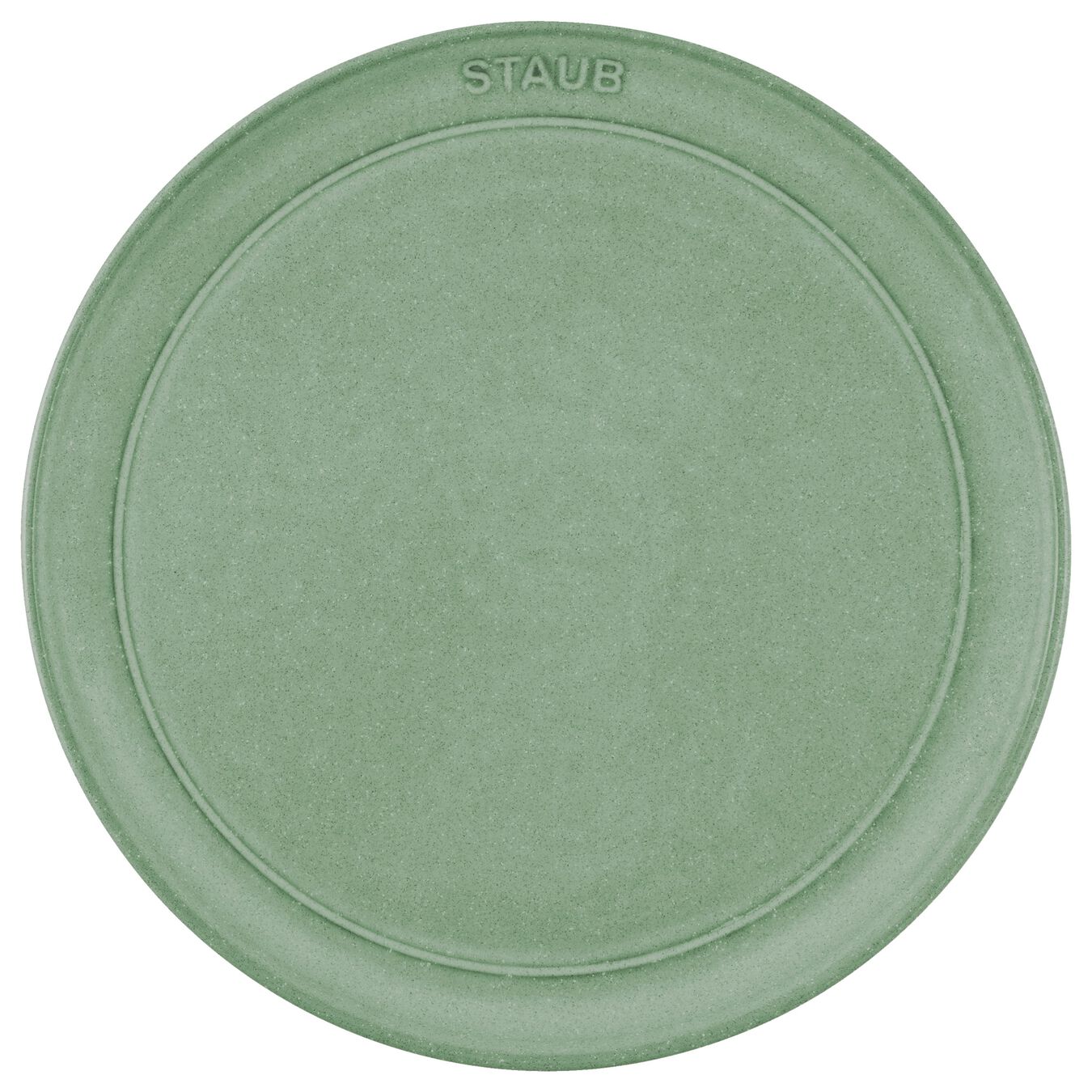 Prato plano 22 cm, Cerâmica, Verde seco,,large 2