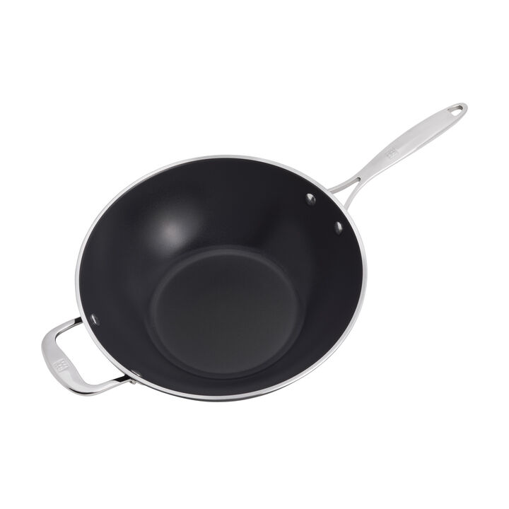 Forte Plus, Wok, 30 cm / 12 inch, aluminum, Ceramic Titanium, large 2