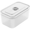 Contenitore sottovuoto M, plastica, semi trasparente-grigio,,large