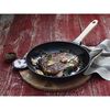 Pans, 28 cm Cast iron Frying pan with wooden handle black, small 2