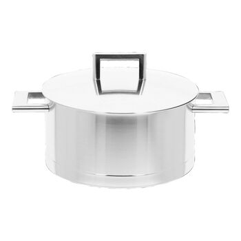 5.5 qt, 18/10 Stainless Steel, Dutch Oven with Lid,,large 1