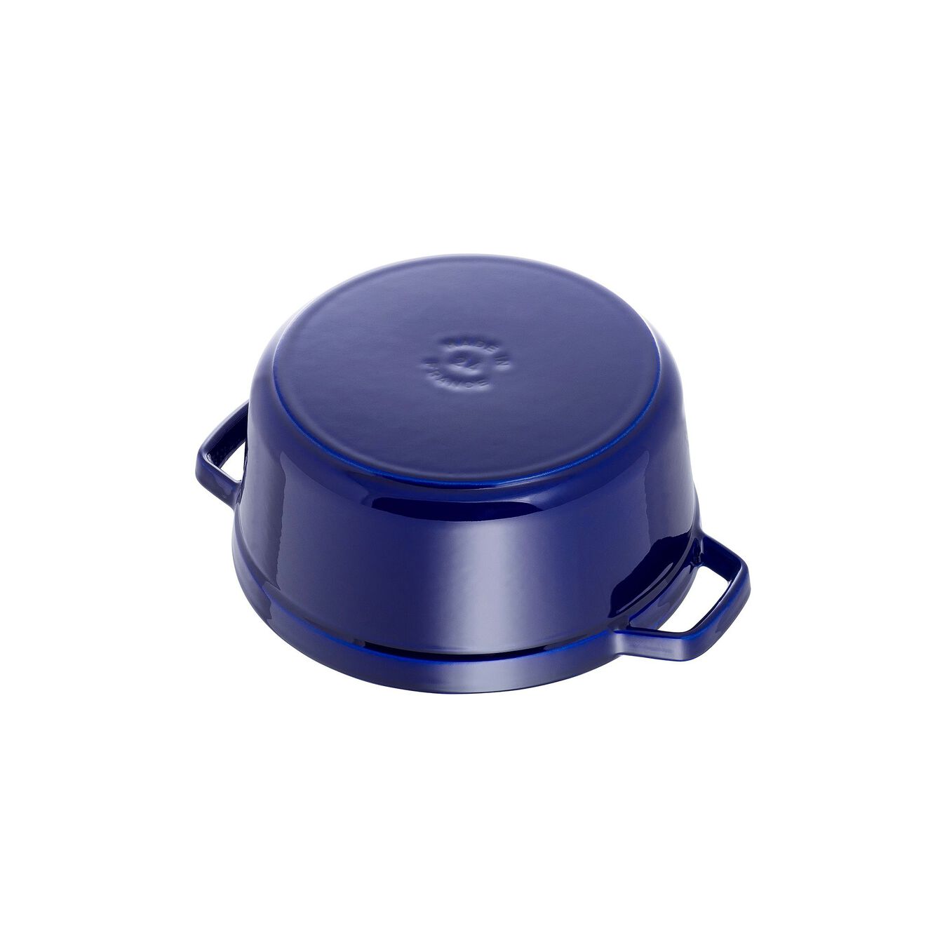 6.75 l cast iron round Cocotte, dark-blue,,large 4