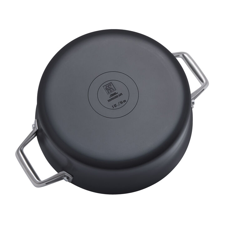 Motion Ceramic, 4.75 l aluminum deep saute pan with lid, large 4
