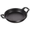Cast Iron - Baking Dishes & Roasters, 7.5-inch, Round, Gratin Baking Dish, Black Matte, small 3