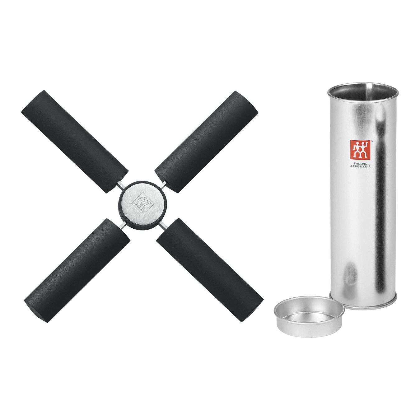 Zwilling 22 Cm Silicone Sous Plat Silver Black Boutique Officielle De Zwilling