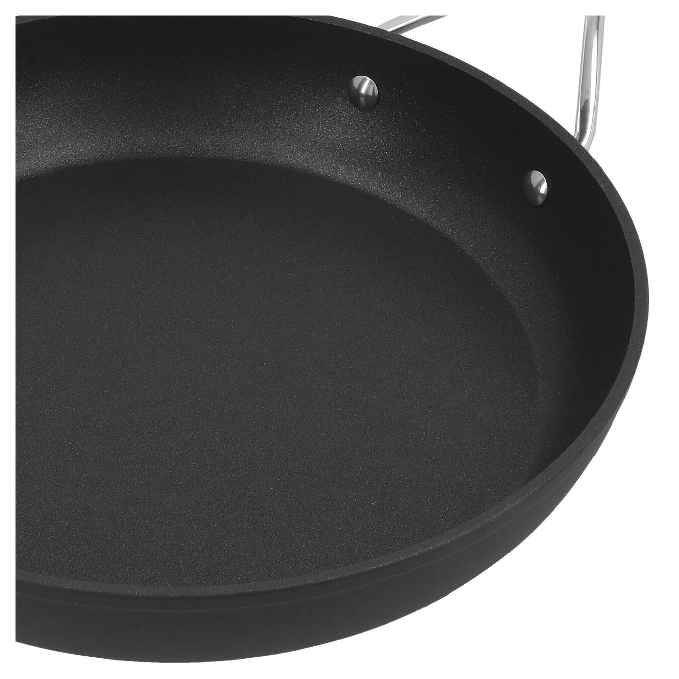 28 cm Aluminum Frying pan silver-black,,large 3