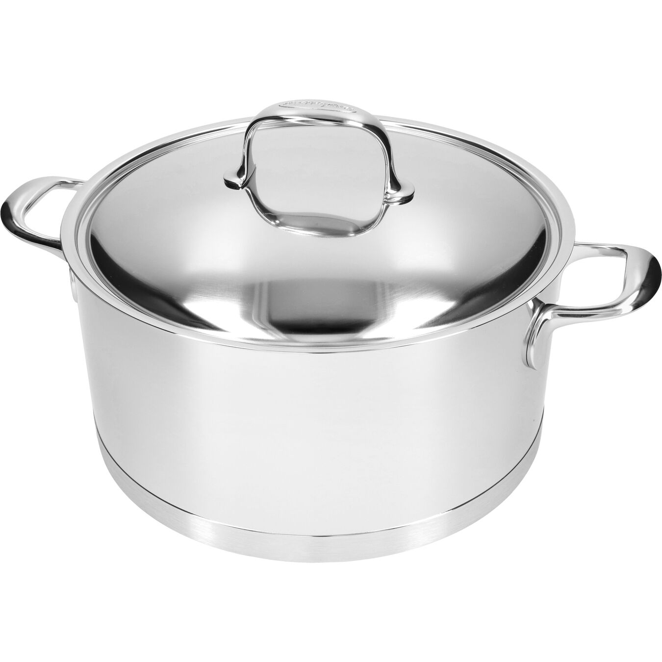 28 cm 18/10 Stainless Steel Stew pot with lid silver,,large 6