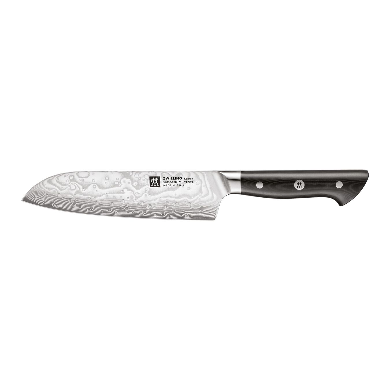 Couteau santoku 17 cm, Tranchant lisse,,large 1