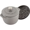 La Cocotte, 1.75 l cast iron round Rice cocotte, graphite-grey, small 3