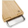 39 cm x 30 cm Stainless steel Chopping board with tray, small 4