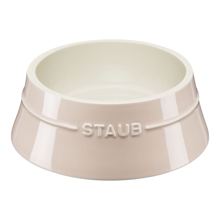 Ceramique, Pet Bowl 800 ml, ceramic, light pink, large 1