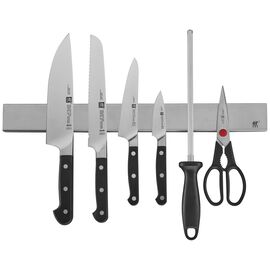 ZWILLING Pro, 7-pc, Set with 17.5" Stainless Magnetic Knife Bar