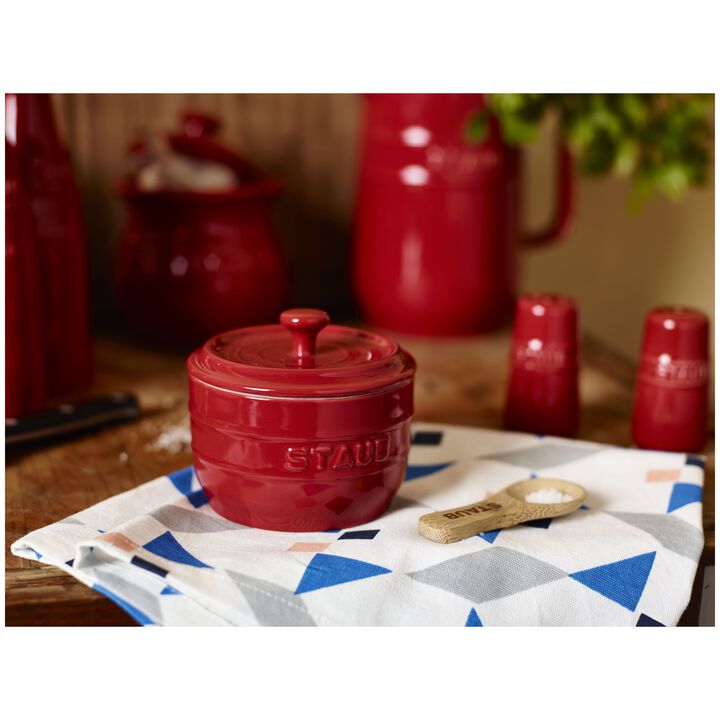 Ceramique, ceramic Salt crock cherry, large 2