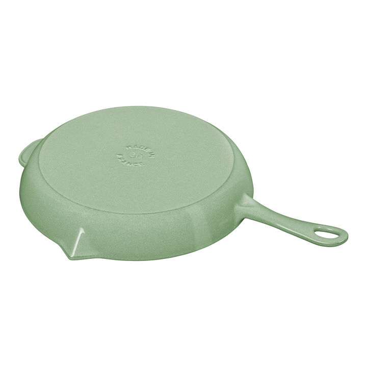 Pans, 30 cm / 12 inch cast iron Frying pan, sage, large 2