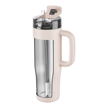 Thermo Straw Tumbler, 900 ml, paslanmaz &ccedil;elik, Pembe,,large 5