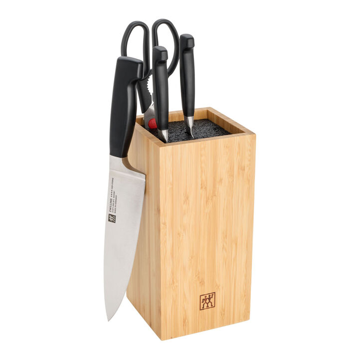 Four Star, 5-pc, Knife block set, No-Color, large 1